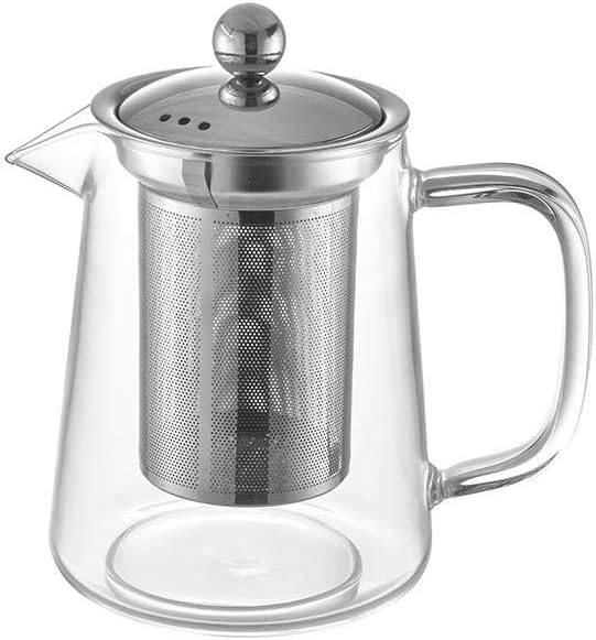 Bule de Vidro e Aço Inox Oxford