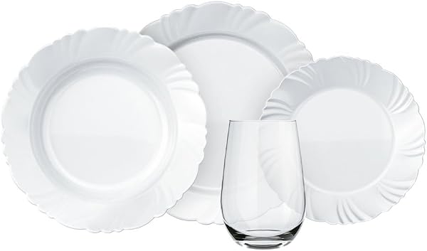 Conjunto com 24 Peças Duralex