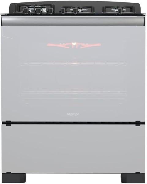 Fogão 5 Bocas Diplomata Glass Grill Style Dako